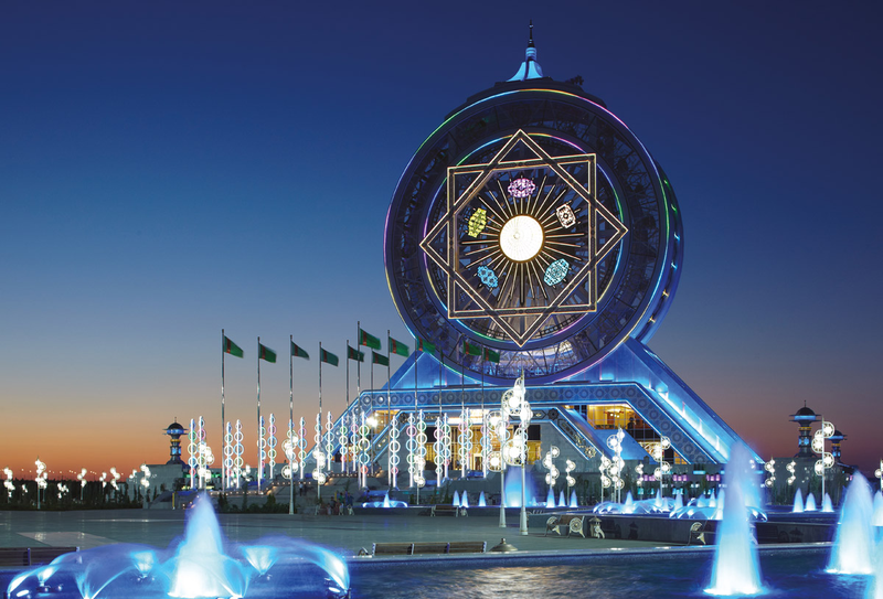 Illustration for article titled Turkmenistan's Astonishing Attempt To Build A City Of The Future